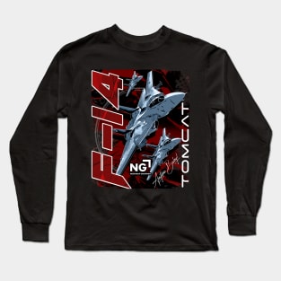 f 14 tomcat fighterjet Long Sleeve T-Shirt